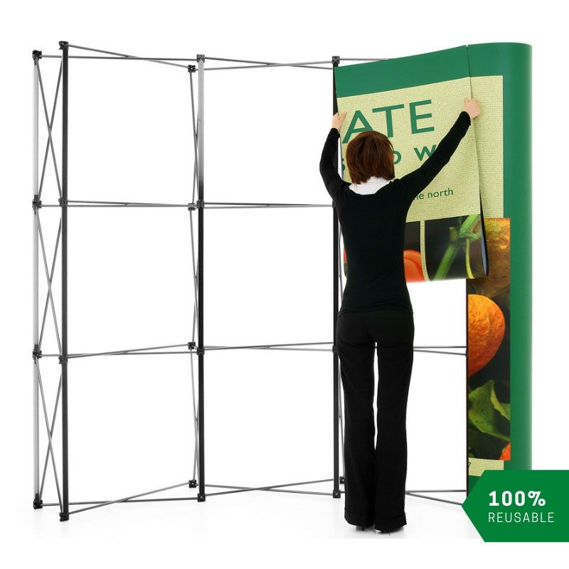 Pop up stand replacement graphic panels